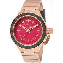 Activa Watches Women's Raspberry Dial Rose Gold Polyurethane Rose Gol