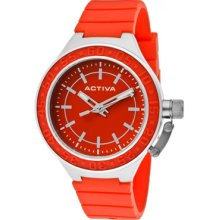 Activa Watches Women's Red Dial Red Polyurethane Red Polyurethane Red