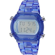 Adidas Watches Candy Multi-Function Silver Digital Dial Blue Plastic B