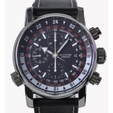 Airman Chrono 08 (SS / Black / Black Strap)