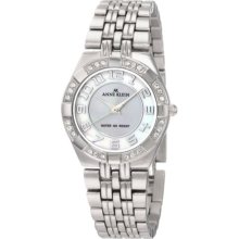 AK Anne Klein Women's 10-9757MPSV Swarovski Crystal Accented Silv ...