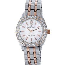 Anne Klein Swarovski Crystal Rose Gold-Tone Ladies Watch 10-9601