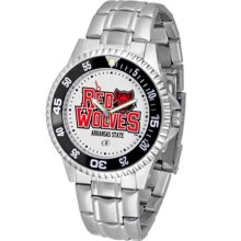 Arkansas State Red Wolves ASU Mens Steel Bandwrist Watch