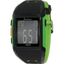 Armitron Men's 40/8261lgn Chronograph Lime Green Digital Watch Wrist Watches
