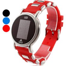 Assorted Colors Unisex Touch Screen Rubber Digital LED Wrist Fashion Watch