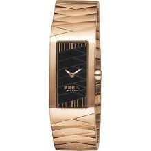 Auth Breil Eros Just Time Ladies Gold Tone Watch Bw0349