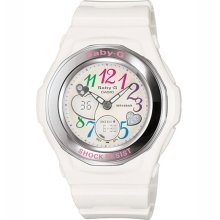 Baby-G Bga-101 Watch White One Size For Women 19719315001