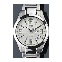 Ball Engineer II COSC II Arabic 40mm Watch - White Dial, Stainless Steel Bracelet NM2026C-S2CA-WH Sale Authentic Tritium