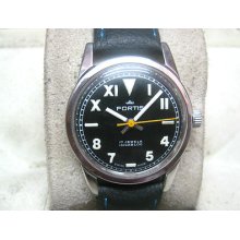 Beautiful Fortis Incabloc Swiss Made Vintage Rare Watch Luminous Dial Free Dhl