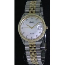Belair Men Sport wrist watches: Rolex Style Diamond Mop Dial a4602-lit