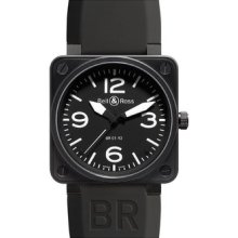 Bell & Ross Br01 Black Carbon Automatic - Br0192-bl-ca - Vat Free / Tax Free