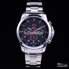 Black Tiger Quartz Wrist Watch Men Military Army Sport Analog Day Da