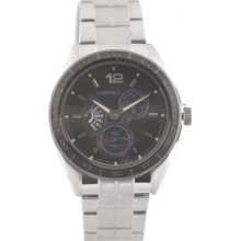 BLN002 J Springs Mens Retrograde Steel Black Watch