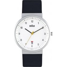 BN0032WHBKG Braun Mens All White Black Watch