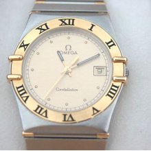 Bnib Authentic Omega Constelation Quartz Wristwatch