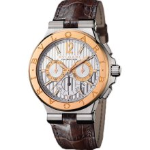 Bulgari Diagono Calibro 42mm Chronograph Watch DG42C6SPGLDCH