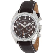 Bulova 96b161 Mens Adventurer Chronograph Brown Watch