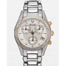Bulova Anabar Chronograph Mother Of Pearl Ladies` Watch