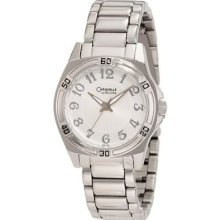 Bulova Ladies Caravelle White Dial Stainless Steel Bracelet Watch 43l135