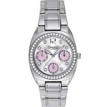 Bulova Swarovski Wrist Watch Ladies Caravelle Multifunction