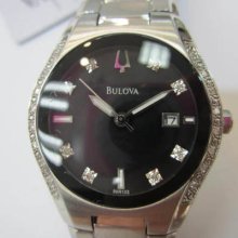 Bulova Women's Watch Quartz Diamond All Stainless S Original Edition