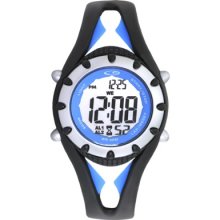 C9 by Champion Women's Plastic Strap Digital Watch - Blue/Silver/Black