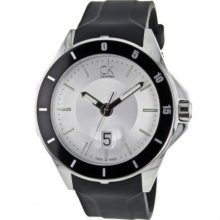 Calvin Klein Men's Play Swiss Made Quartz Rubber Strap Watch