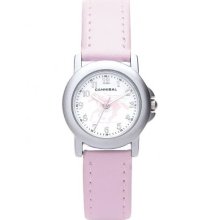 Cannibal Girl's Quartz Watch With White Dial Analogue Display And Pink Plastic Or Pu Strap Ck193-14