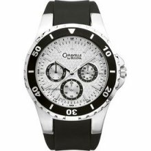 Caravelle by Bulova 45C102 Mens' Black Band Watch Promotional Caravelle by Bulova 45C102 Mens' Black Band Watch Promotional