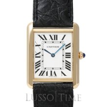 Cartier Tank Solo Large Stainless Steel & 18K Yellow Gold Strap Unisex Watch - W5200004