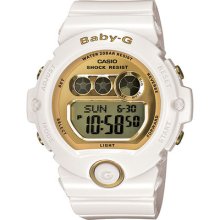 Casio Baby-g Xl Case Digital Gold Mirror White Limited Bg6901-7