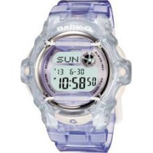 Casio Bg-169r-6er Purple Baby-g Water Resistant Digital Watch Bg169r-6er