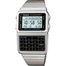 Casio Dbc-611-1df Calculator Databank Vintage Silver Watch (dbc611-1df)