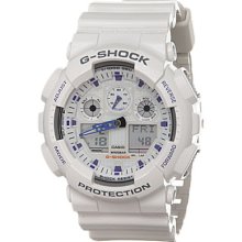 Casio G-Shock GA-100 Watch (White) Size OneSize