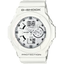 Casio G-shock White Resin Band Analog Digital Men's Sport Watch Ga150-7a