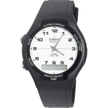 Casio Men's Aw90h 7b Sport Multi Function White Dial Dual Time Watch Wrist