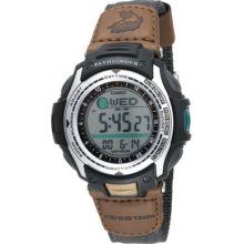 Casio Moon Phase Digital Wrist Watch, Mens Fish Anglers Fishing Water Resist