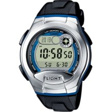 Casio W-752-2Bves Ladies Watch Quartz Digital Grey Dial Black Resin Strap