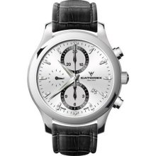 Catorex Men's 8169-3 ChronoTradition Automatic Chronograph Crocod ...