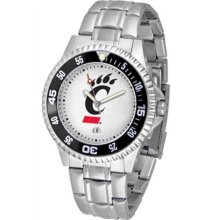 Cincinnati Bearcats UC Mens Steel Bandwrist Watch