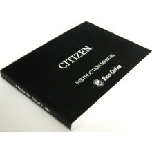 Citizen Ecodrive Watch J7 & J8 Instruction Manual Ctz-a8152 Original