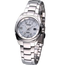 Citizen Lady Eco-drive Sapphire Titanium Watch Gray Ew1770-54b Made In Japan