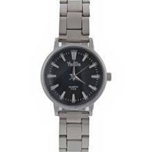 Classical Quartz Wrist Watch Round Dial Metal Watch Band