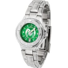 Colorado State Rams Women's Stainless Steel Dress Watch