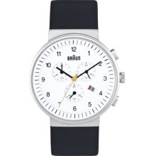 Dietrich Lubs and Dieter Rams: Braun Men's Chronograph Watch BN35WHBKG