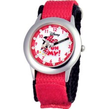 Disney Girl's Glitz Minnie Mouse Time Teacher Watch