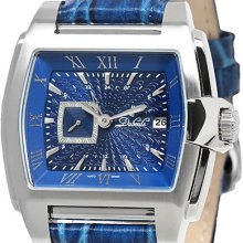Duboule Oxford Mens Automatic Watch New Blue Leather
