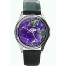 EARTH Planet Seen From Space Unisex Wrist Watch NEW