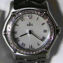 Ebel Classic Wave Diamond & Mop Dial Ladies Watch