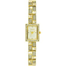 Elgin Women's Gold-Tone Crystal-Accent Watch Elgin Women's Gold-Tone Crystal-Accent Watch